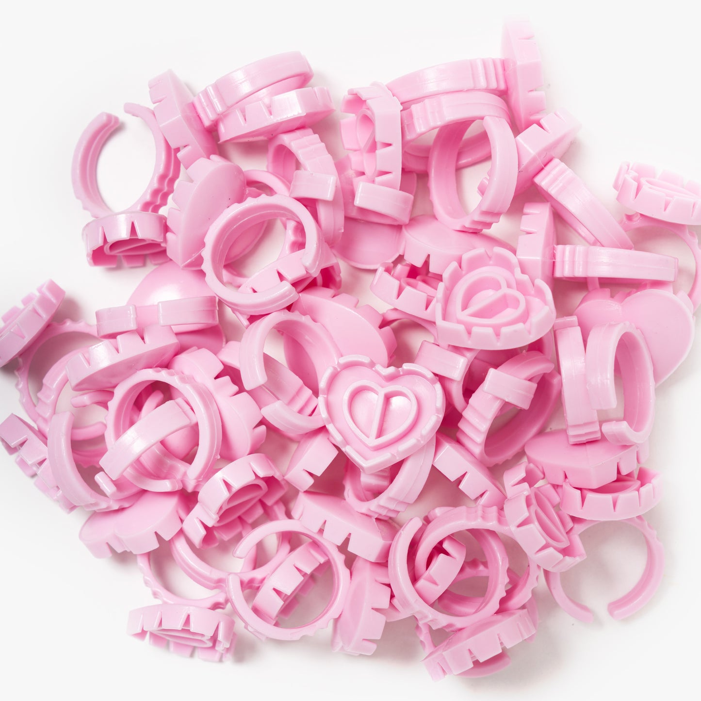 Heart Glue Rings