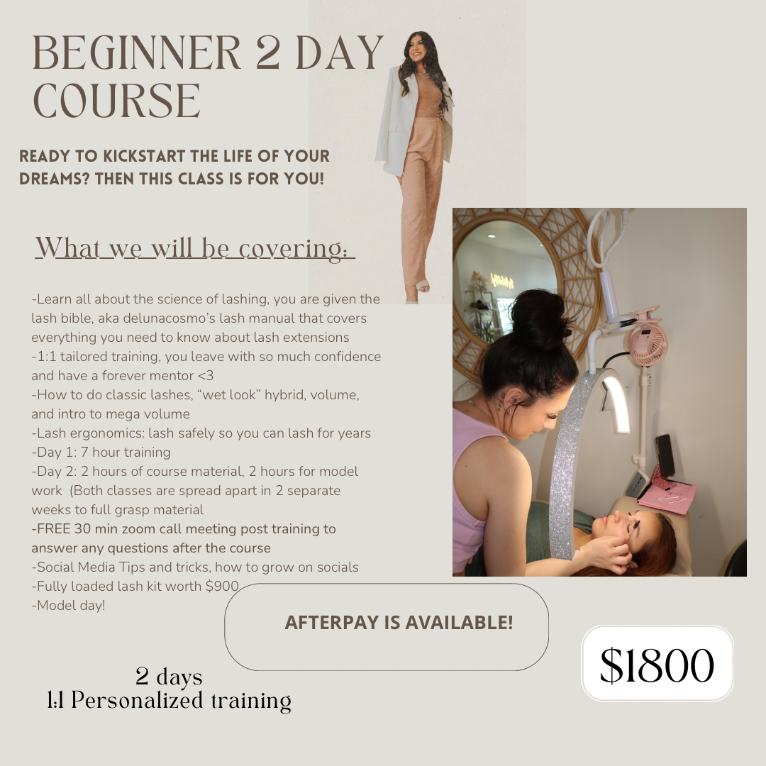 2 Day Beginner Lash Course