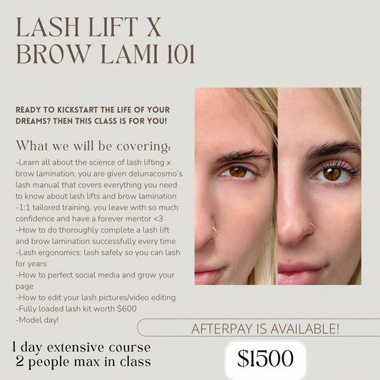 Lash Lift x Brow Lami Course